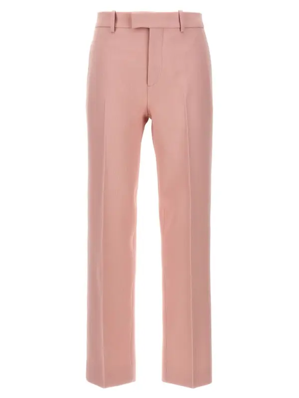 Tailored trousers BURBERRY Pink