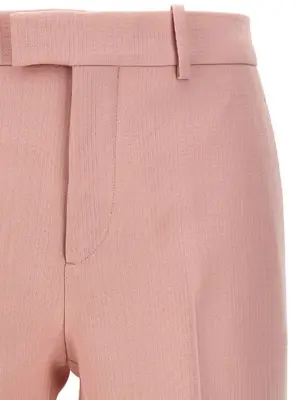 Tailored trousers Woman BURBERRY Pink