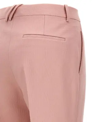 Tailored trousers 100% virgin wool BURBERRY Pink