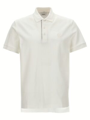 'Eddie' polo shirt BURBERRY White
