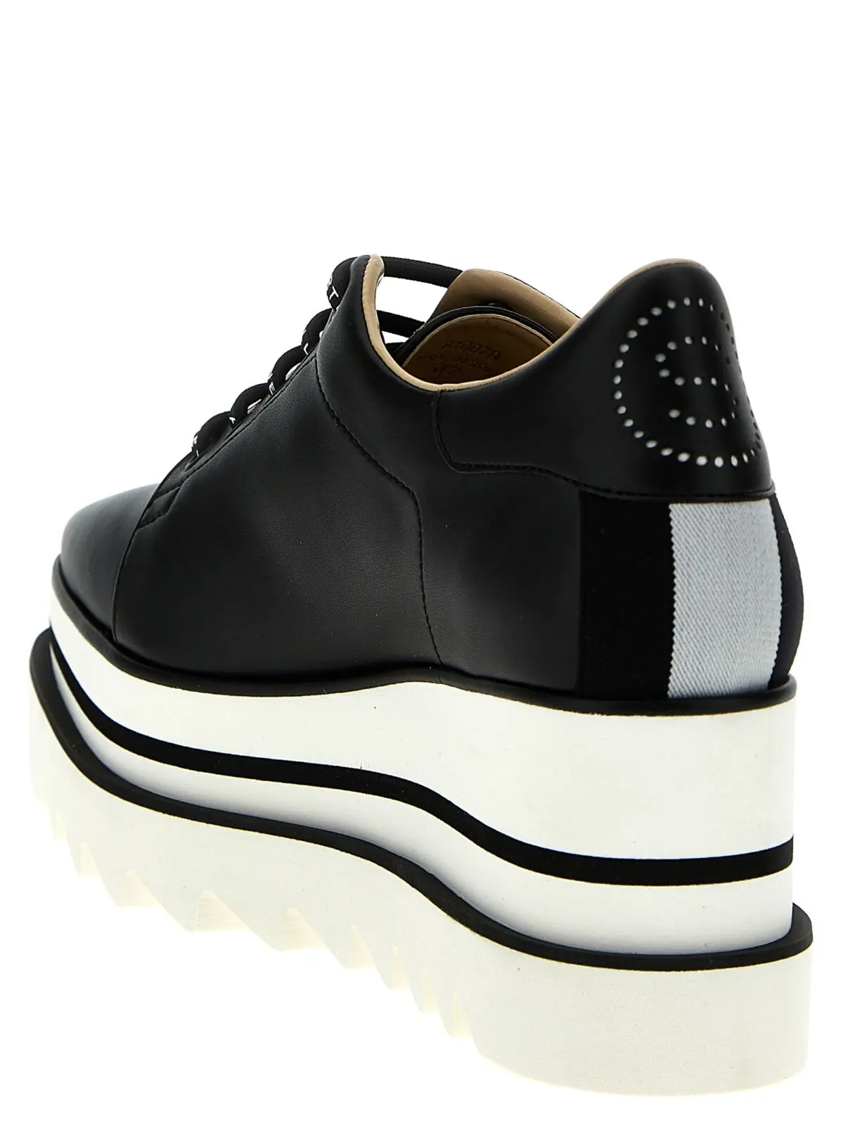 Кросівки на платформі Stella Mccartney Sneak-Elyse чорно-білі 2 'Sneak-Elyse' wedge 810078E000851065 STELLA MCCARTNEY White/Black
