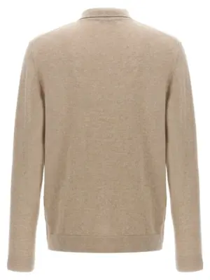 Cashmere wool polo shirt 810102ZY270Z3583 ZANONE Beige