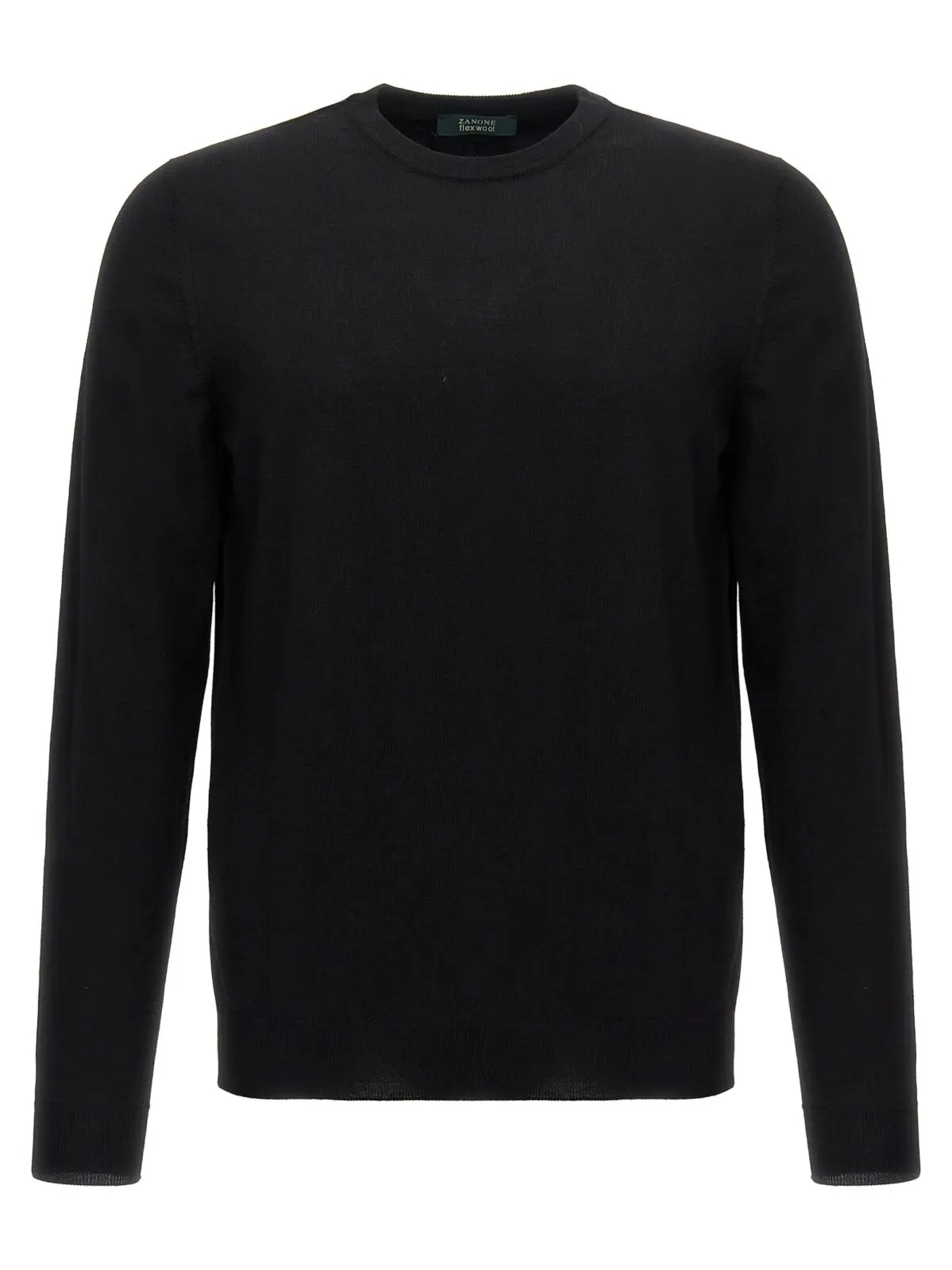 Вовняний светр Zanone Чорний 1 Wool sweater ZANONE Black