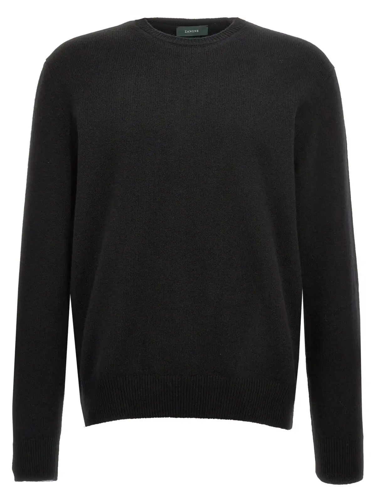 Светр Zanone з круглим вирізом Чорний 1 Crewneck sweater ZANONE Black