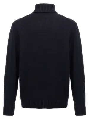 High neck sweater 810105ZR229Z1375 ZANONE Blue