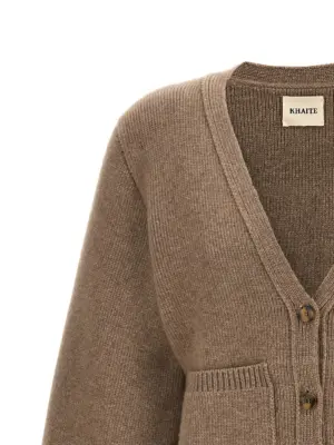 'Scarlet' cardigan Woman KHAITE Brown