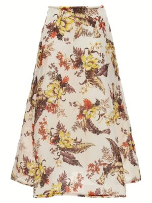 'Matchmaker Floral Flare' skirt ZIMMERMANN Multicolor