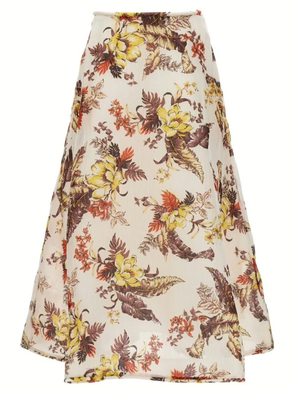 'Matchmaker Floral Flare' skirt ZIMMERMANN Multicolor