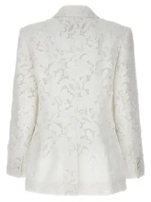 'Natura Lace' blazer 9550JS241IVO ZIMMERMANN White