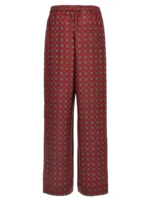 Patterned pants A030654551139 MOSCHINO Bordeaux