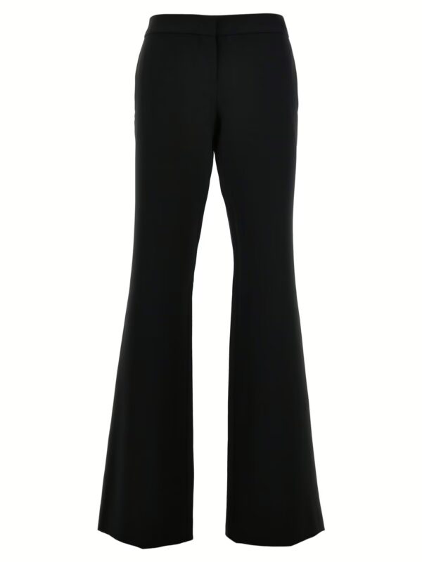 Crepe flared pants MOSCHINO Black