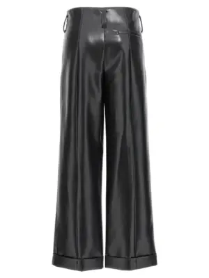 Faux leather trousers A032071400555 PHILOSOPHY Black
