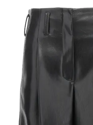 Faux leather trousers Woman PHILOSOPHY Black