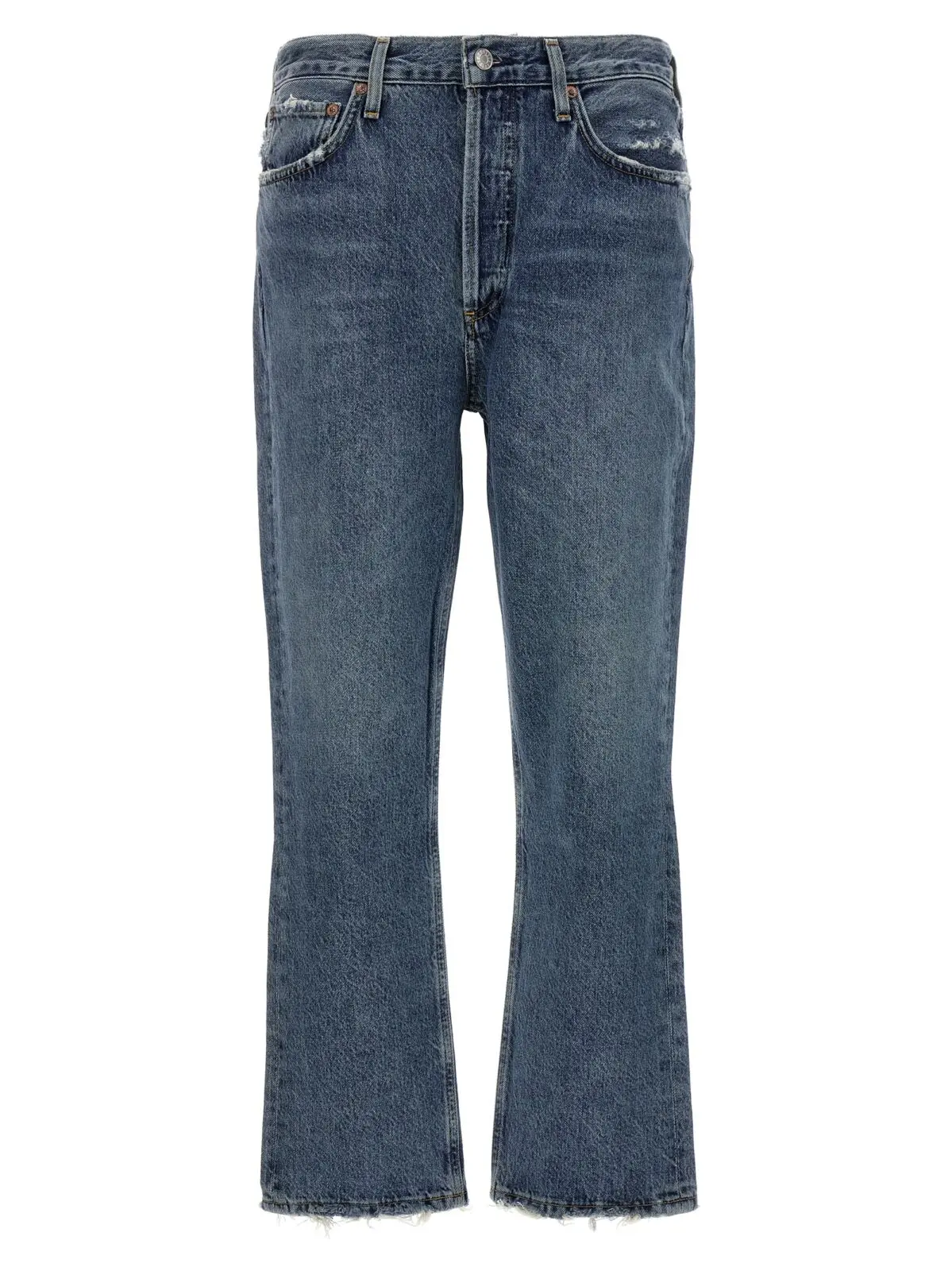Джинси Riley crop Agolde Сині 1 'Riley crop' jeans AGOLDE Blue