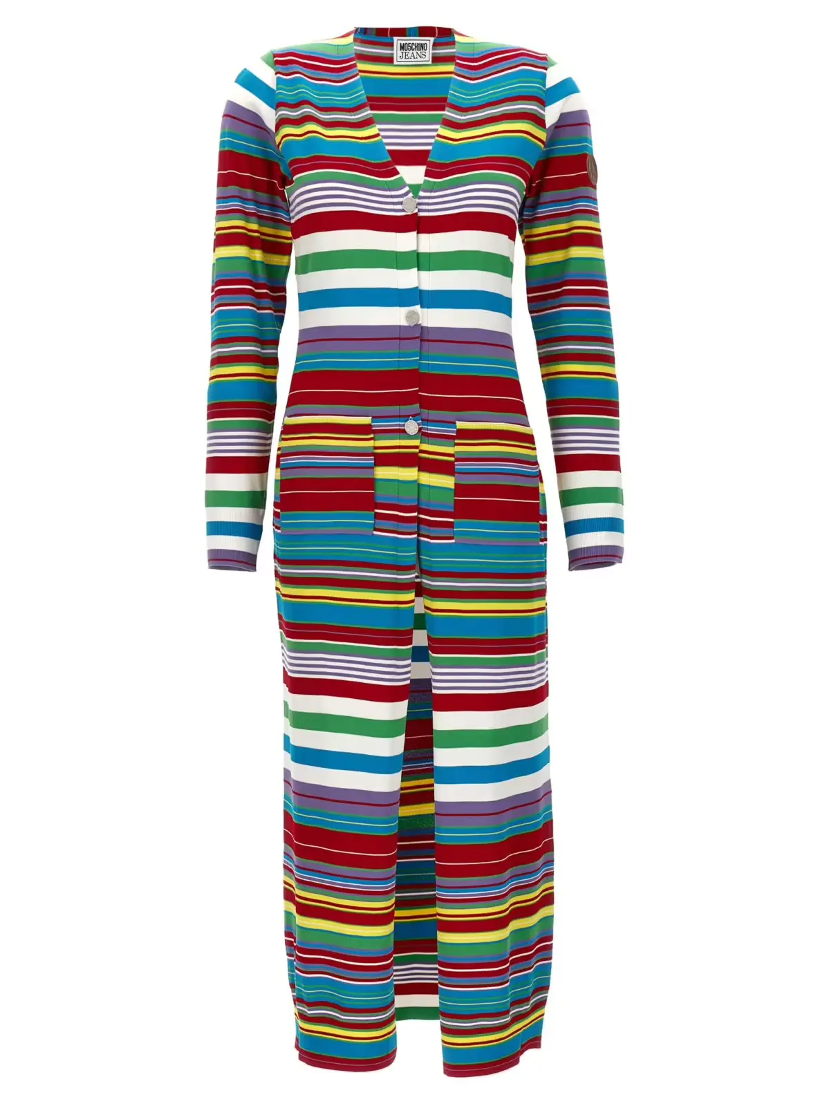 Кардиган Striped MosChiNo Jeans Багатокольоровий 1 Striped cardigan MO5CH1NO JEANS Multicolor