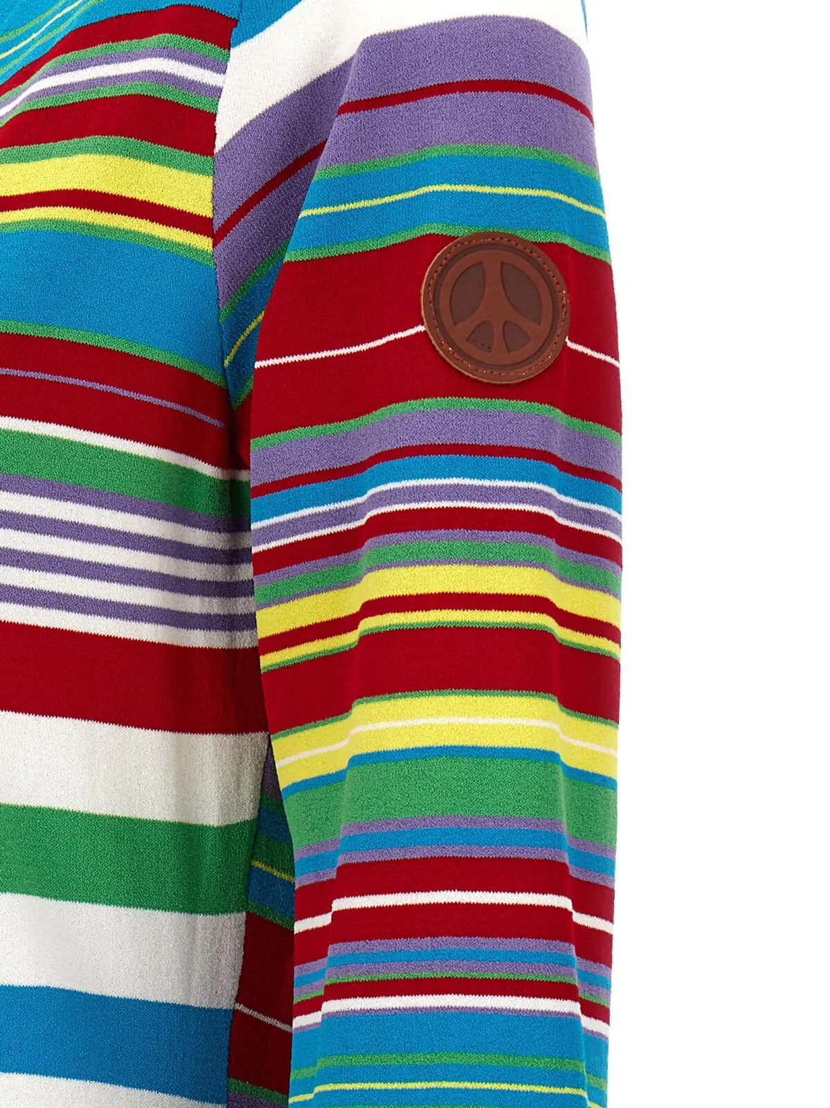 Кардиган Striped MosChiNo Jeans Багатокольоровий 4 Striped cardigan 83% viscose