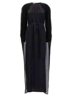 Cape dress DI.LA3 PARI' Black