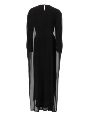 Cape dress A225NERO DI.LA3 PARI' Black