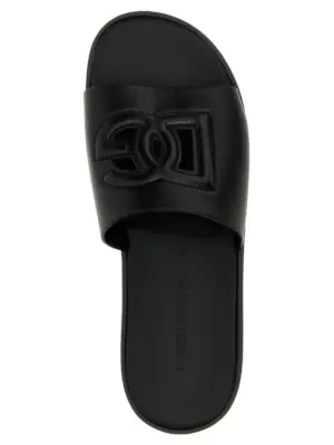 Logo slides Man DOLCE & GABBANA Black