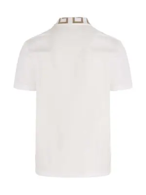 'Greca' polo shirt A874021A061991W000 VERSACE White
