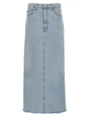 'Hilla' skirt AGOLDE Light Blue