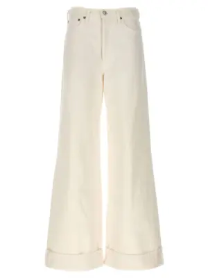 'Dame' jeans AGOLDE White