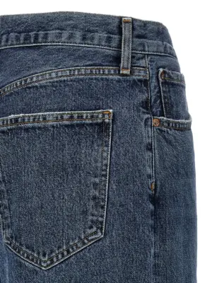 'Dame' jeans 100% cotton AGOLDE Blue