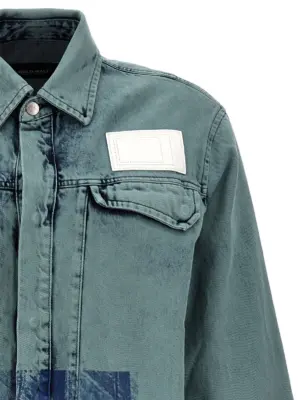 'Bleached Overdyed' shirt Man A-COLD-WALL* Light Blue