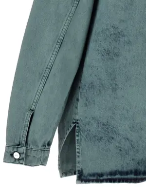 'Bleached Overdyed' shirt 100% cotton A-COLD-WALL* Light Blue