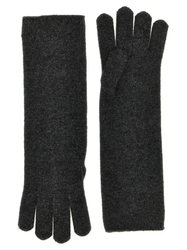 'Alaggio' gloves MAX MARA Gray