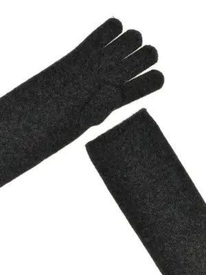 'Alaggio' gloves Woman MAX MARA Gray