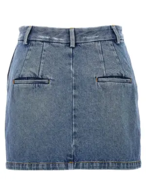 'Lula' mini skirt ARMTMSK07DE01005 ARMARIUM Blue