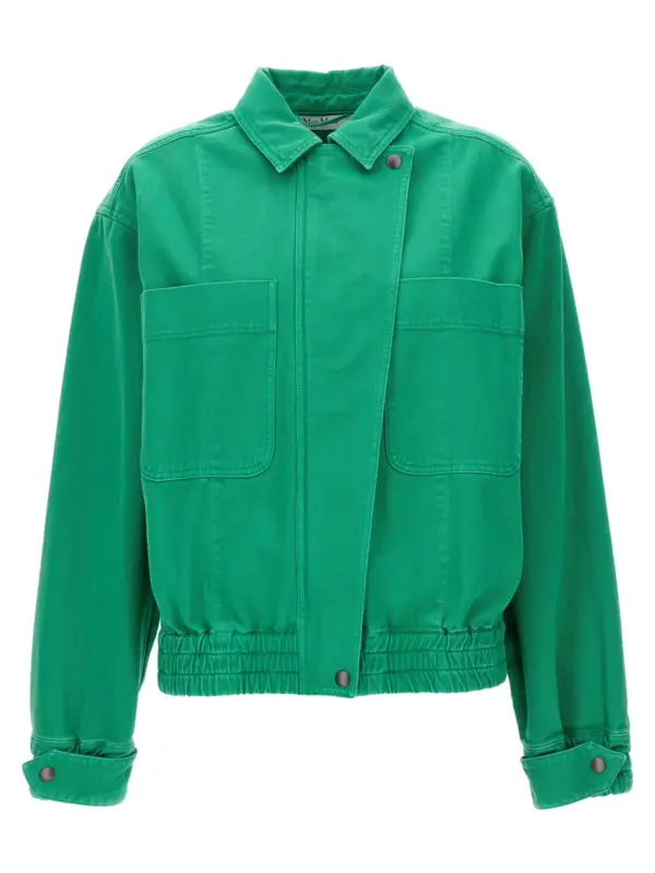 'Arturo' crop jacket MAX MARA Green