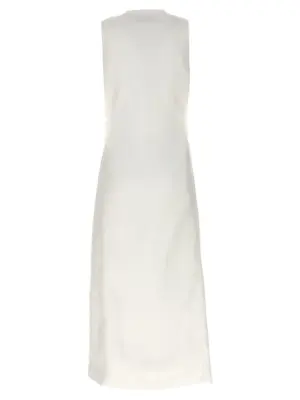 'Aureo' maxi waistcoat AUREO001 MAX MARA White