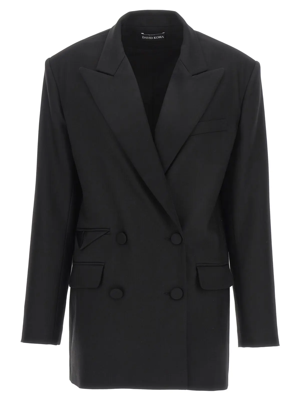 Блейзер Tailored Tuxedo David Koma Чорний 1 'Tailored Tuxedo' blazer DAVID KOMA Black