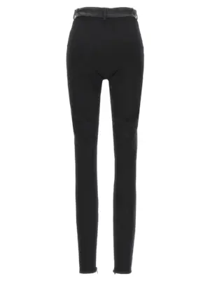 'Napa Leather' leggings AW23DK44TRBLACK DAVID KOMA Black