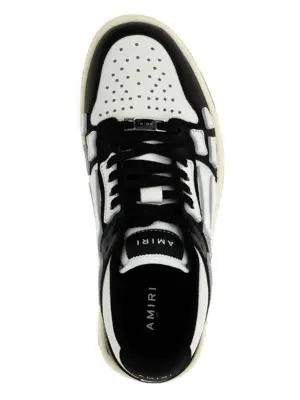 'Skel Top Low' sneakers 100% leather AMIRI White/Black
