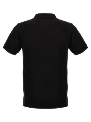 Logo patch polo shirt AXT0061 COMME DES GARÇONS PLAY Black