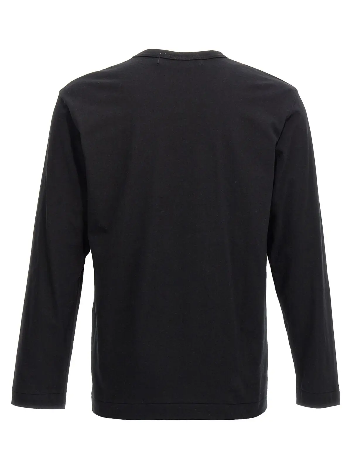 Футболка Comme Des Garçons Play Logo patch Чорна 2 Logo patch t-shirt AXT1181 COMME DES GARÇONS PLAY Black