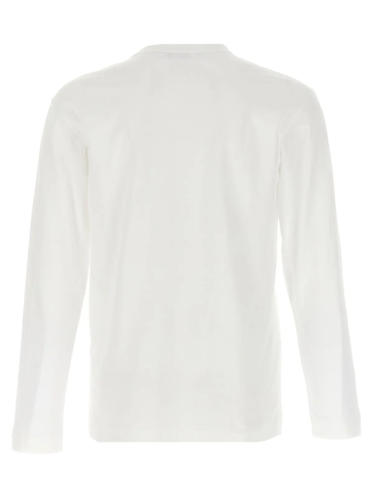 Футболка Comme Des Garçons Play Logo patch Біла 2 Logo patch t-shirt AXT1182 COMME DES GARÇONS PLAY White