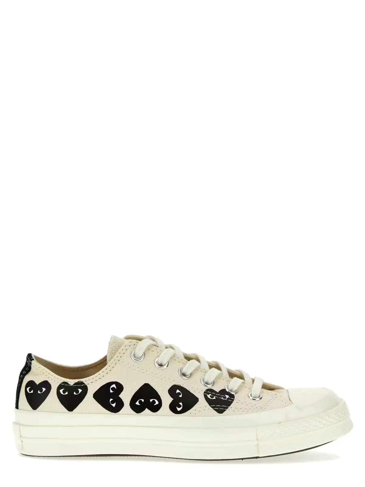 Кросівки Comme Des Garçons Play Comme des Garçons Play x Converse Чорно-білі 1 Comme des Garçons Play x Converse sneakers COMME DES GARÇONS PLAY White/Black