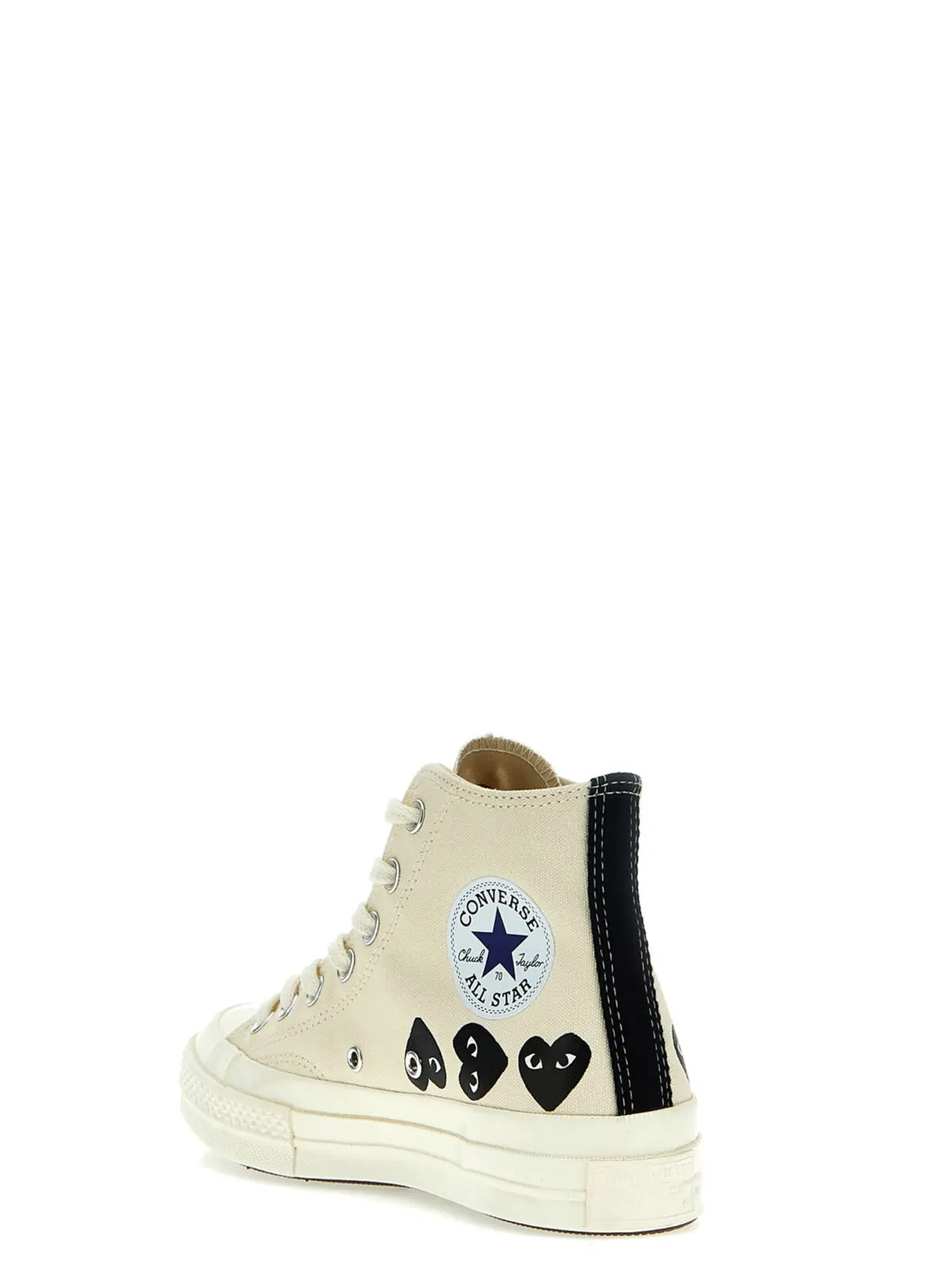 Кросівки Comme Des Garçons Play Comme des Garçons Play x Converse Чорно-білі 3 Comme des Garçons Play x Converse sneakers Unisex COMME DES GARÇONS PLAY White/Black