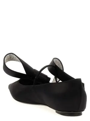 'Area maquise' ballet flats Woman SERGIO ROSSI Black