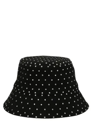 Crystal bucket hat Woman RUSLAN BAGINSKIY Black