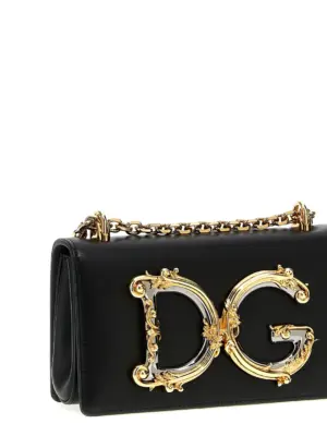 'DG Girl' mini crossbody bag Woman DOLCE & GABBANA Black