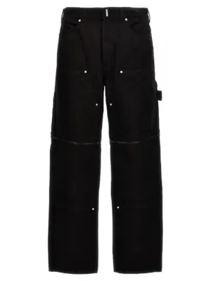 'Zip Off Carpenter' jeans GIVENCHY Black