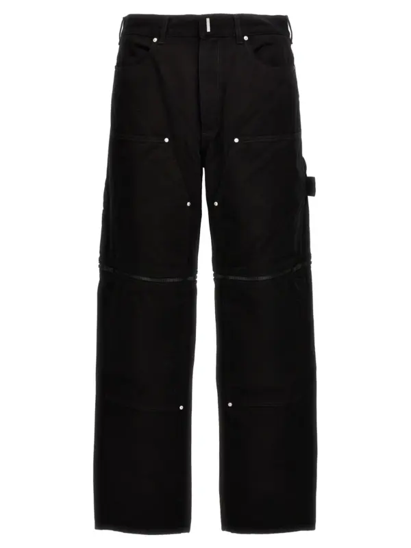 'Zip Off Carpenter' jeans GIVENCHY Black