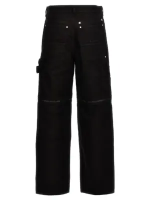'Zip Off Carpenter' jeans Man GIVENCHY Black