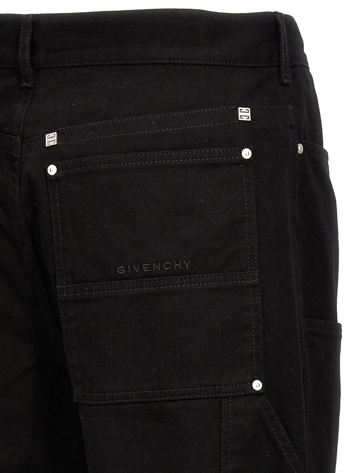 Джинси Zip Off Carpenter Givenchy 5 'Zip Off Carpenter' jeans Spring Summer 2024 GIVENCHY Black