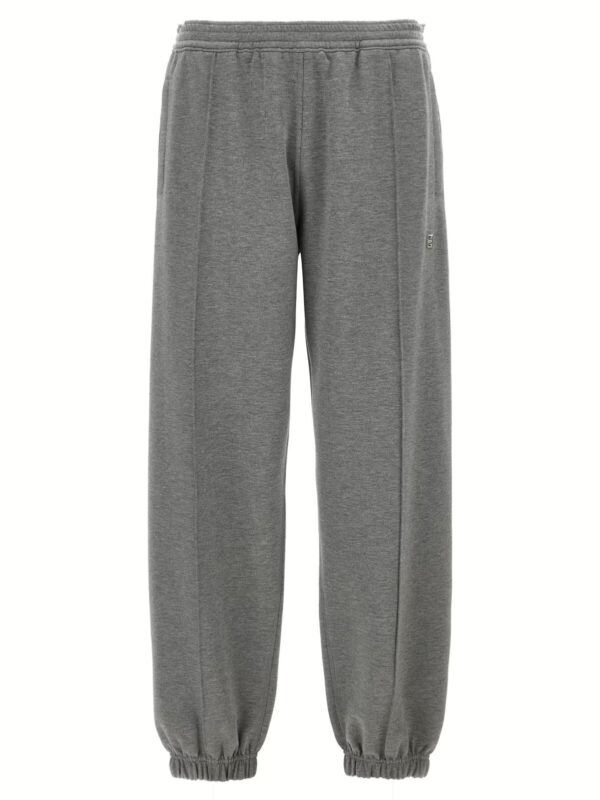 Metallic logo joggers GIVENCHY Gray